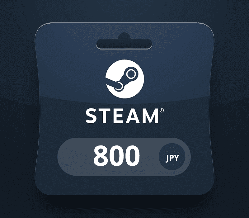 Steam Wallet Card JPY 800 JP Activation Code