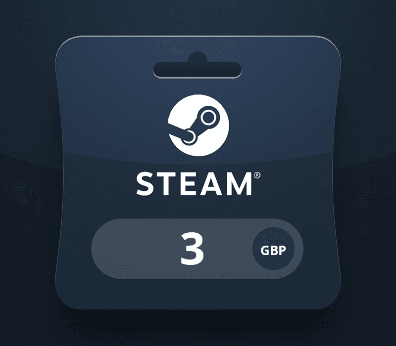 Steam Gift Card £3 UK Activation Code