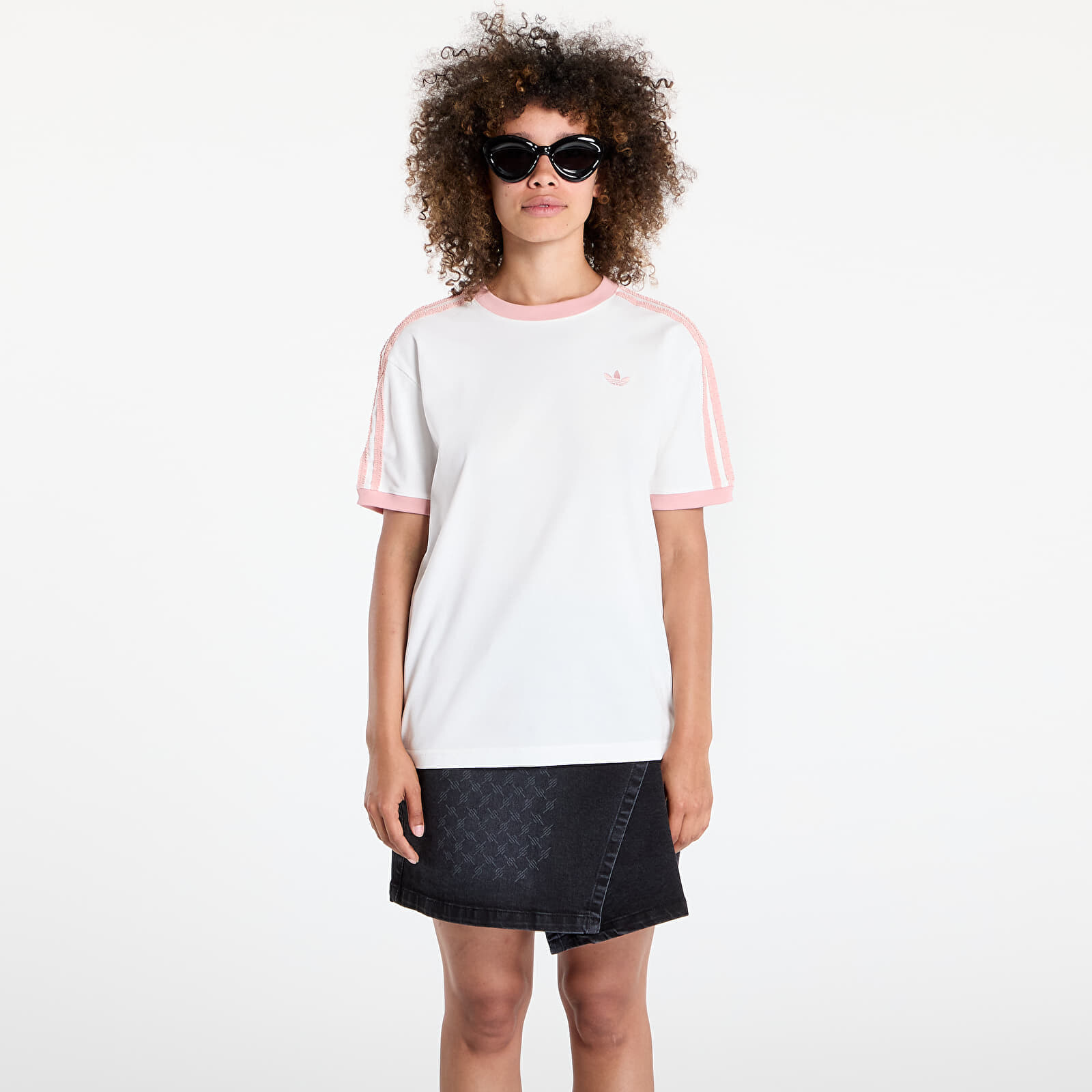 T-shirt adidas Originals Ruffle 3-Stripes T-Shirt Off White XS