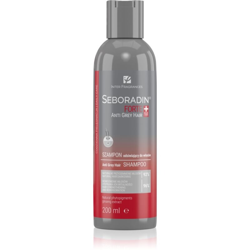 Seboradin Forte shampoo to prevent dark hair from going grey 200 ml