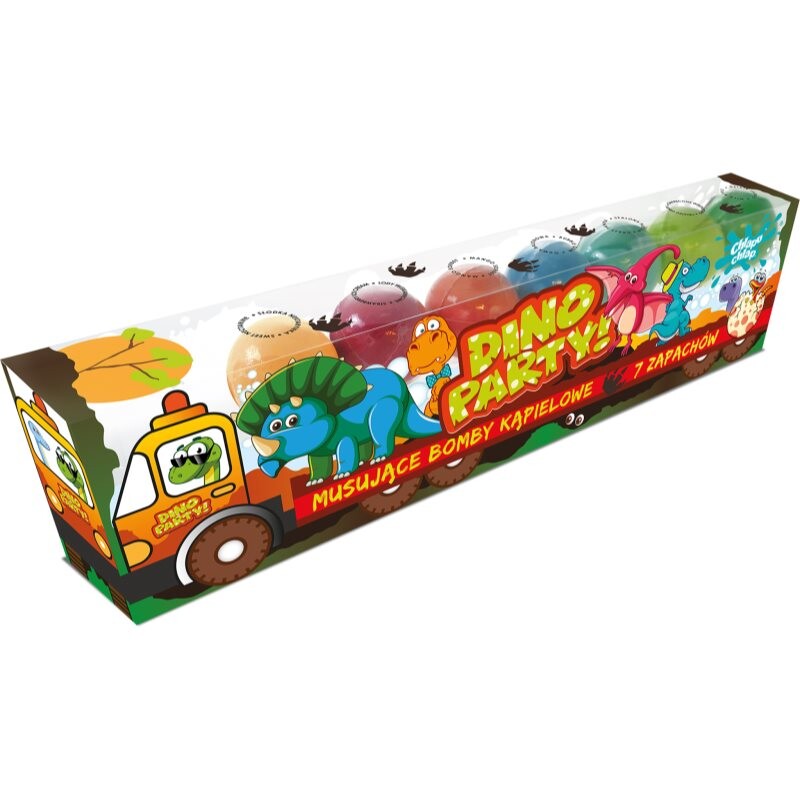 Chlapu Chlap Dino Truck fizzy bath bombs for children 7x50 g