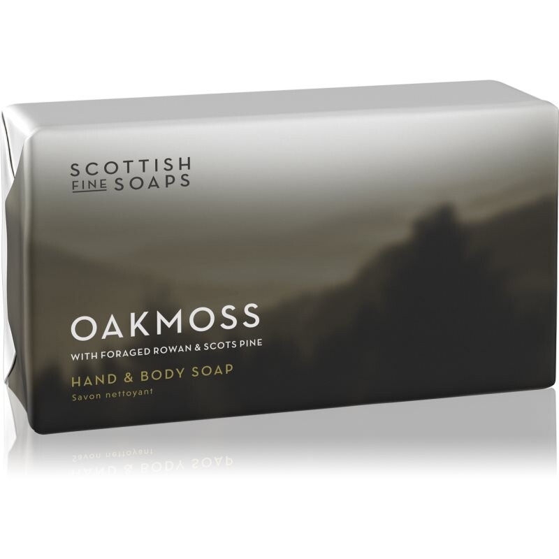 Scottish Fine Soaps Oakmoss bar soap for the body 220 g