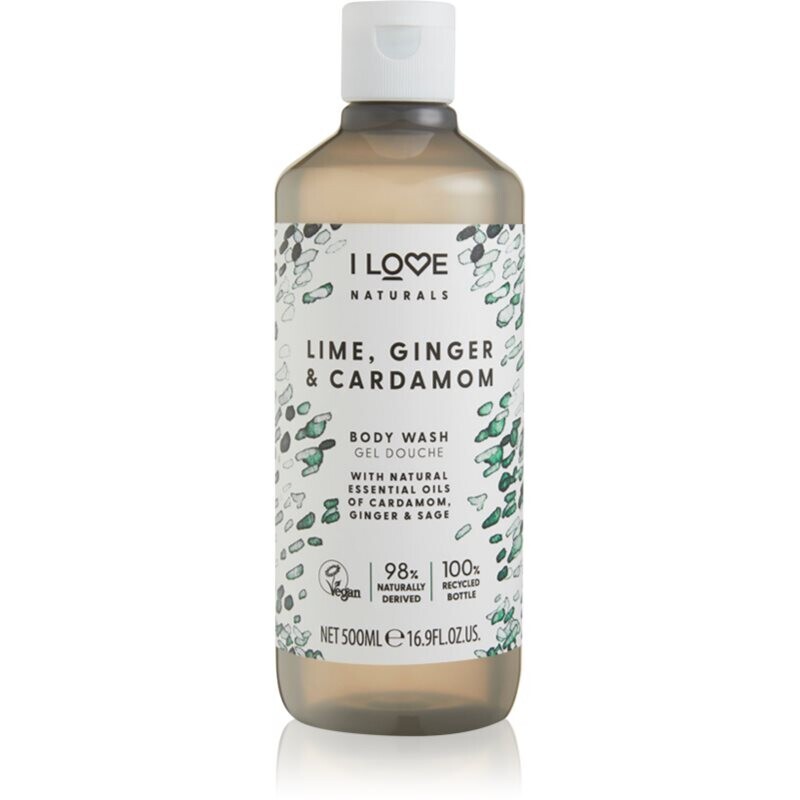 I Love Naturals Lime, Ginger & Cardamom shower gel 500 ml