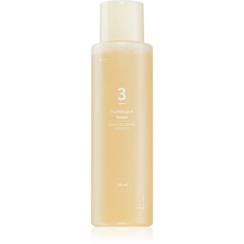 Numbuzin No. 3 Super Glowing Essence Toner clarifying toner to restore skin firmness 200 ml