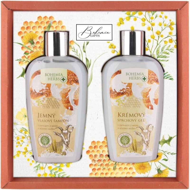 Bohemia Gifts & Cosmetics Bohemia Herbs Honey & Goat Milk gift set