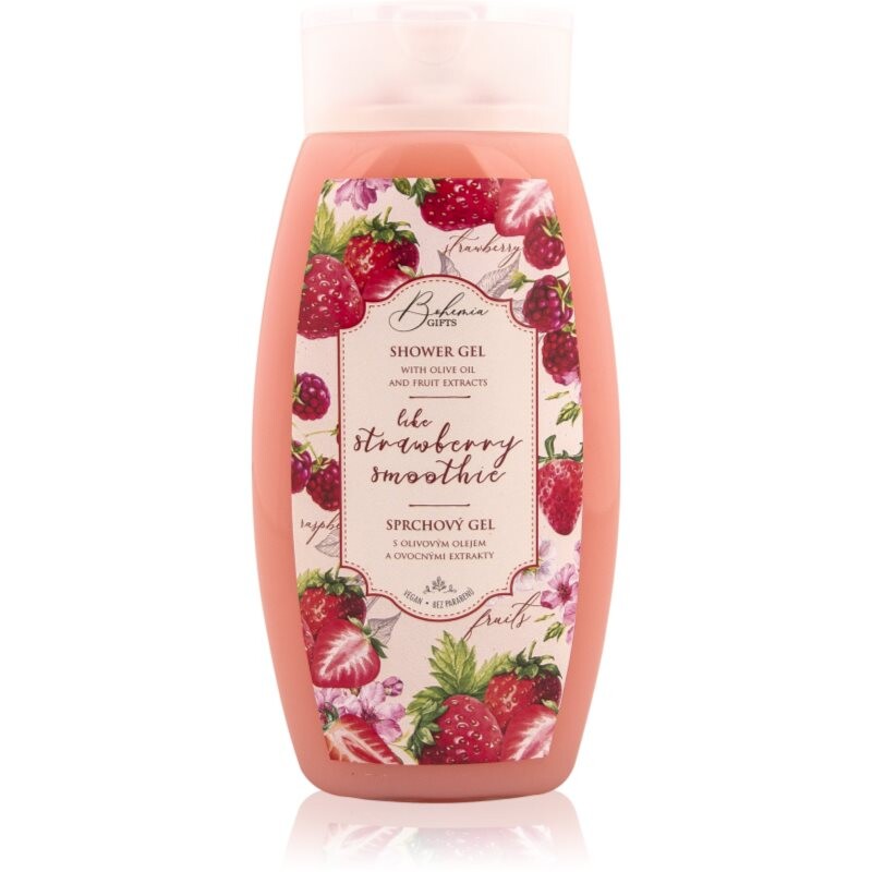 Bohemia Gifts & Cosmetics Like Strawberry Smoothie shower gel 250 ml
