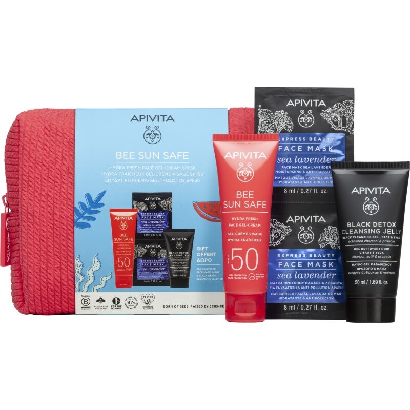 Apivita Bee Sun Safe Hydra Fresh Gift Set gift set for tanning SPF 50