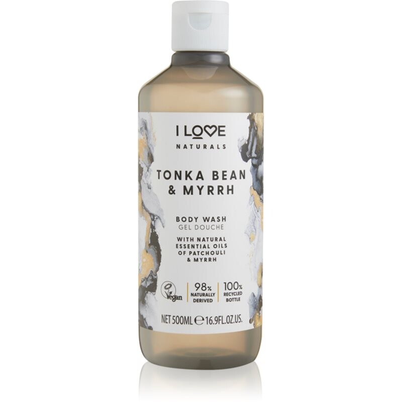 I Love Naturals Tonka Bean & Myrrh shower gel 500 ml