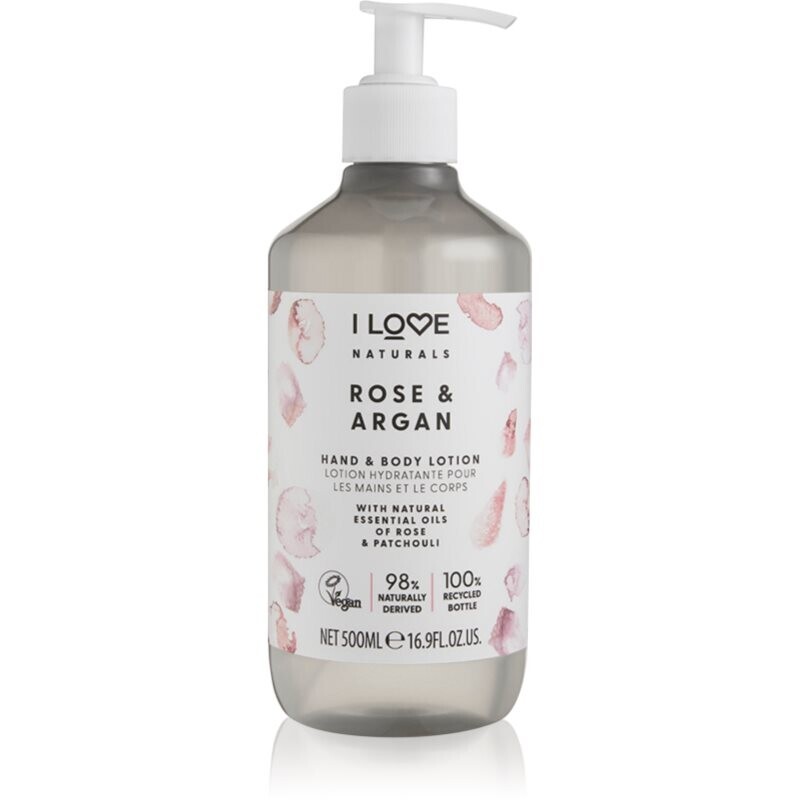 I Love Naturals Rose & Argan body lotion 500 ml