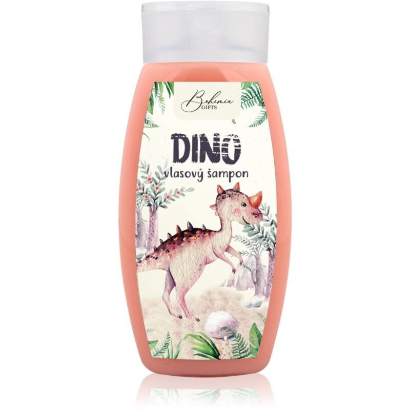 Bohemia Gifts & Cosmetics Dino Strawberry hair shampoo for children 250 ml