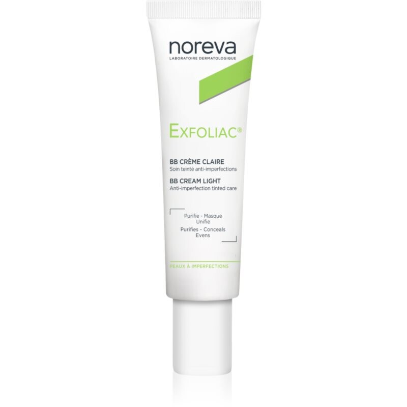 Noreva Exfoliac Anti-Imperfection Cream Tinted BB cream shade Light 30 ml