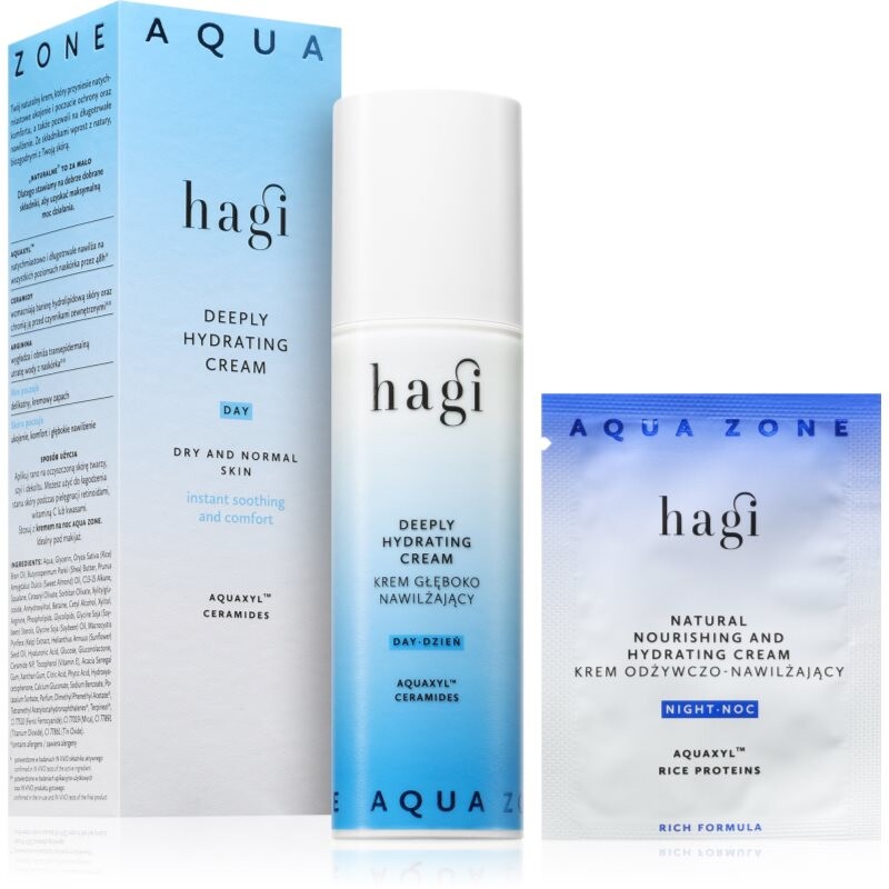 Hagi Aqua Zone moisturising day cream for normal to dry skin 50 ml