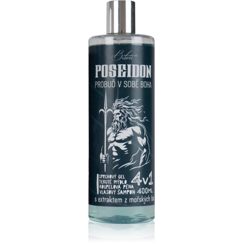 Bohemia Gifts & Cosmetics Poseidon wash gel 4-in-1 for men 400 ml