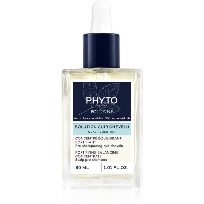 Phyto Polleine Fortifying Balancing Concentrate pre-shampoo nourishing treatment for oily scalp 30 ml