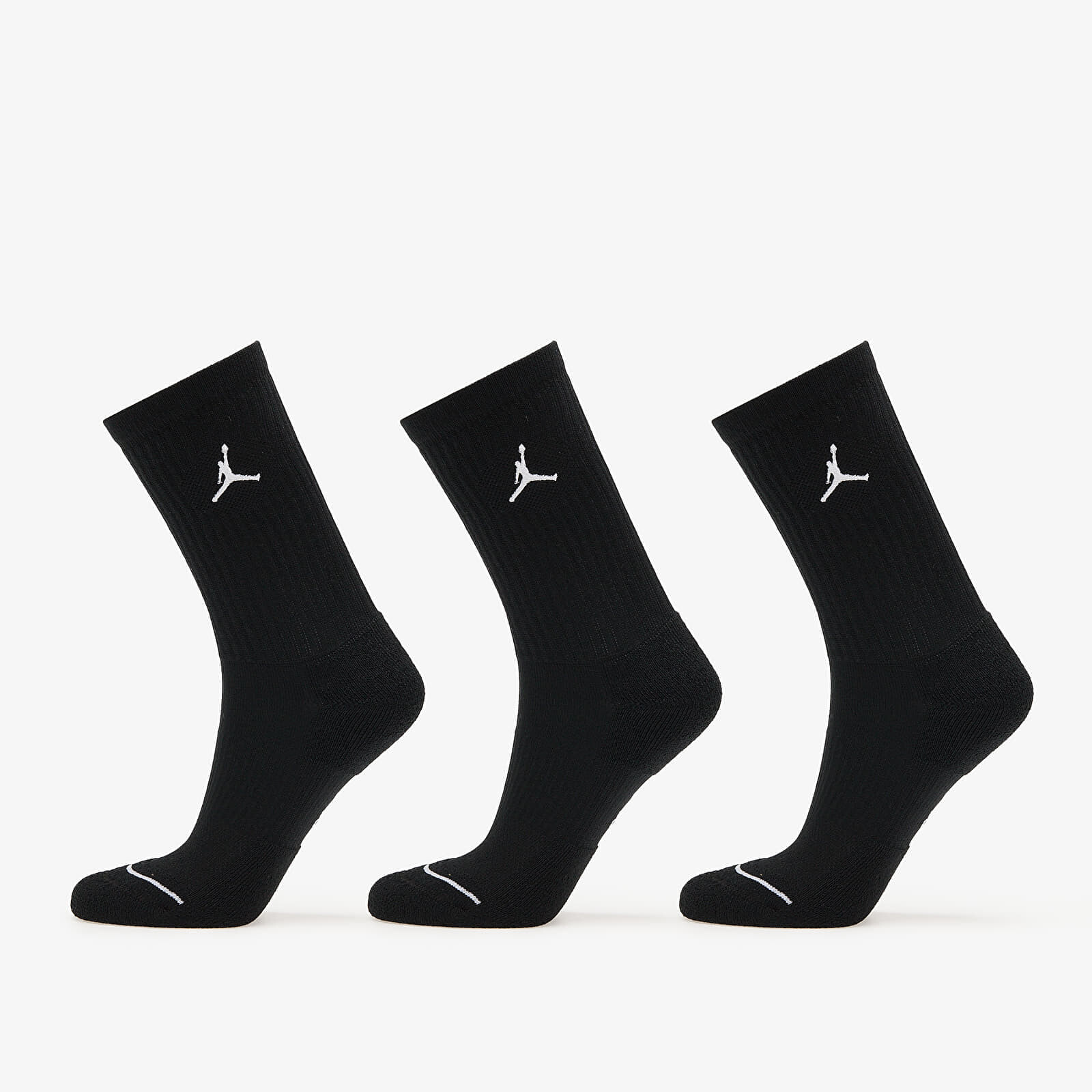 Jordan Everyday Crew Socks 3-Pack Black/ White M