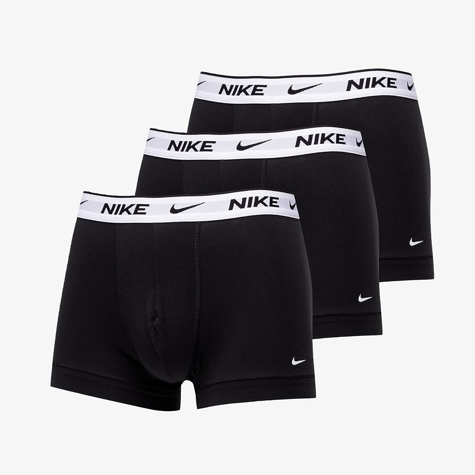 Nike Dri-FIT Everyday Cotton Stretch Trunk 3-Pack Black/ White XS