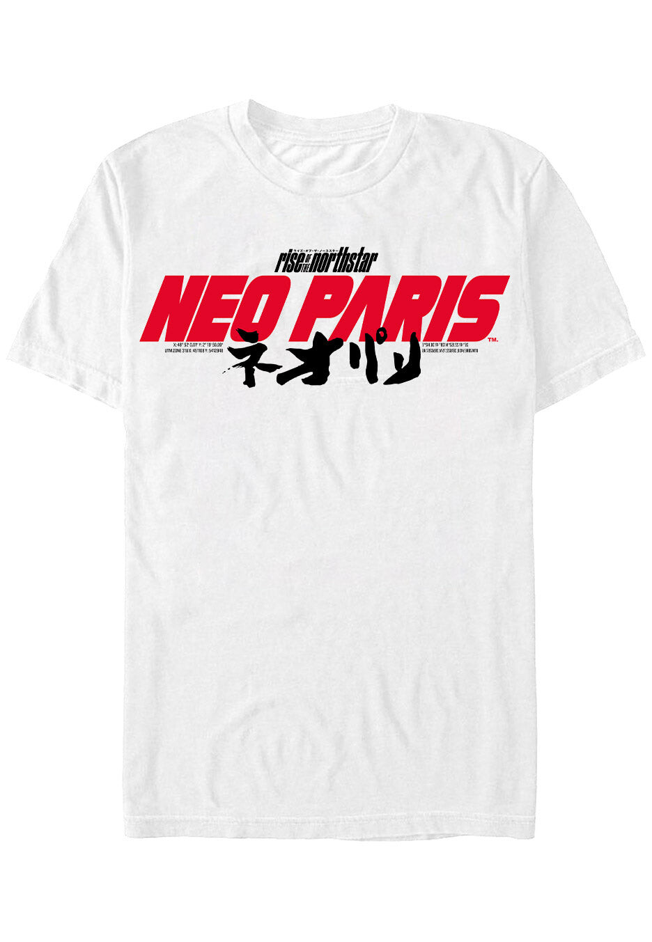 Rise Of The Northstar - Neo Paris White - T-Shirt - white - M - 100% Cotton,Jersey