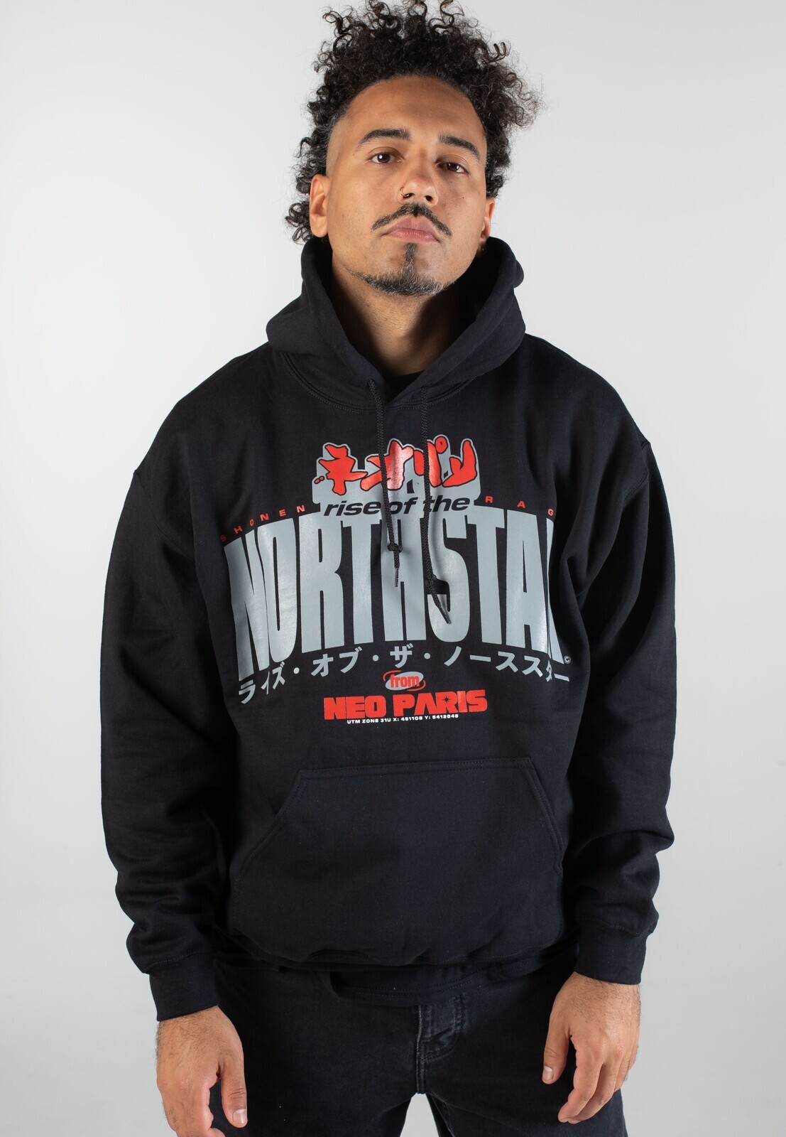 Rise Of The Northstar - Neo Paris - Hoodie - black - M - 50% Cotton, 50% Polyester,Sweat