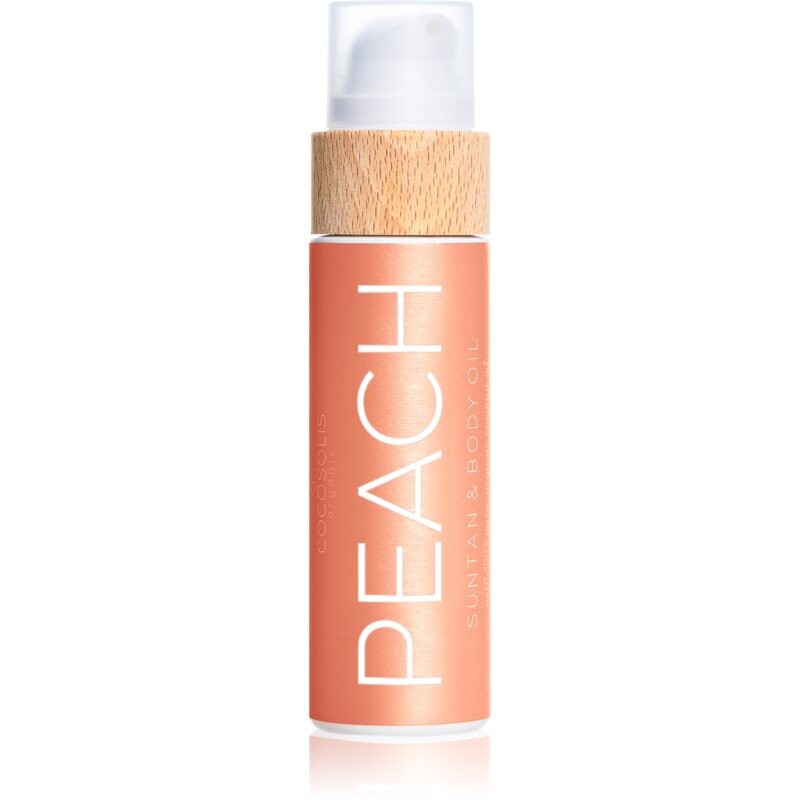 COCOSOLIS PEACH nourishing sunscreen oil with aroma Peach 110 ml