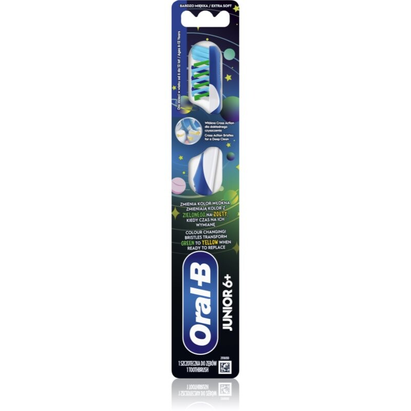 Oral B Junior 6+ toothbrush for children 6–12 years 1 pc