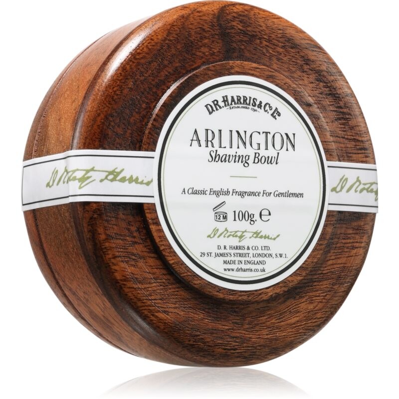 D.R. Harris Shawing Bowl Mahogany wood shaving soap Arlington 100 g