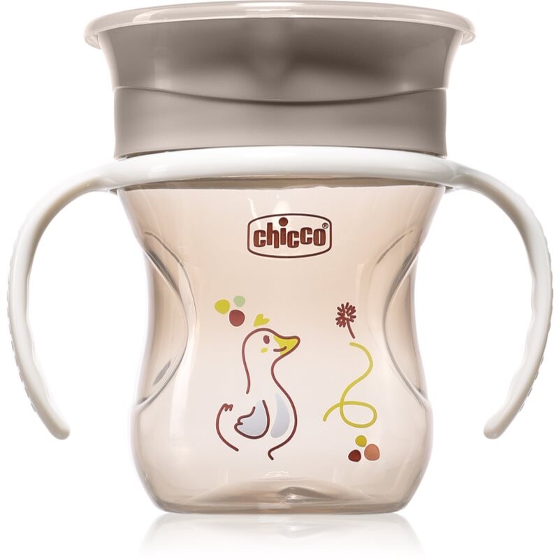 Chicco 360 Perfect X 12m+ training cup with handles Grey 200 ml