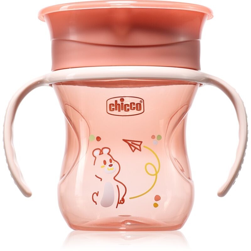 Chicco 360 Perfect X 12m+ training cup with handles Pink 200 ml
