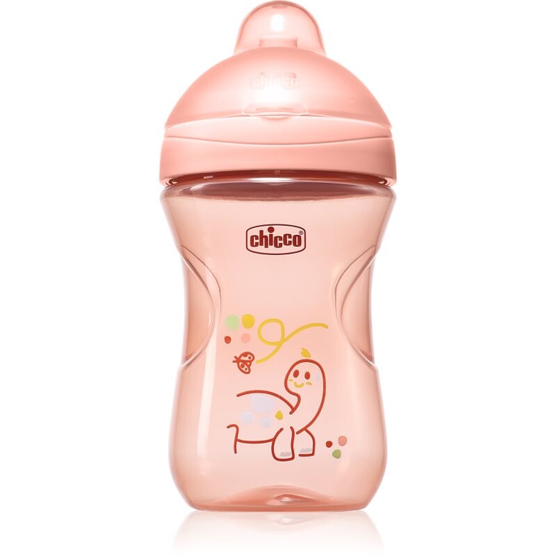 Chicco Advanced Cup Pink training cup with straw 12m+ 266 ml