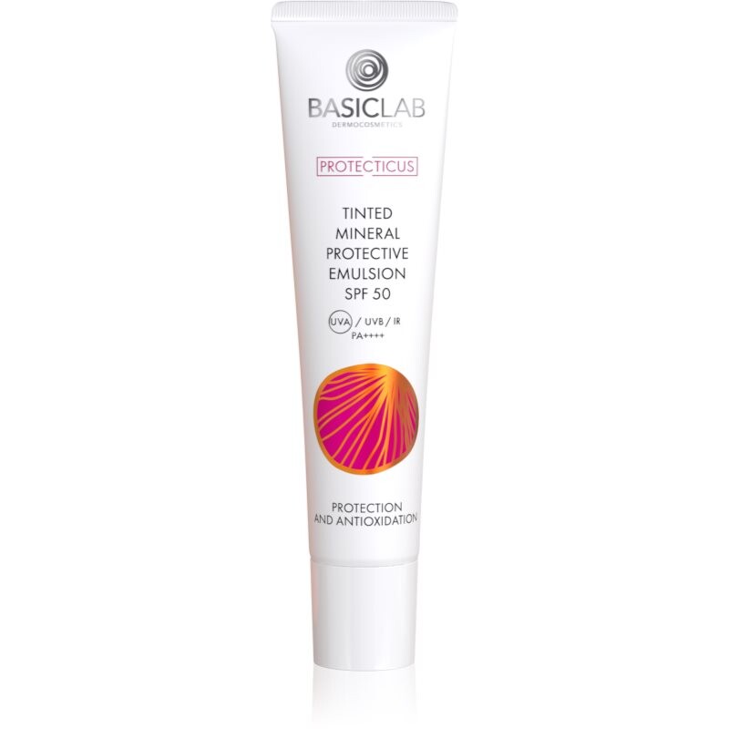 BasicLab Dermocosmetics Protecticus protective emulsion for sensitive skin prone to redness SPF 50+ 40 ml