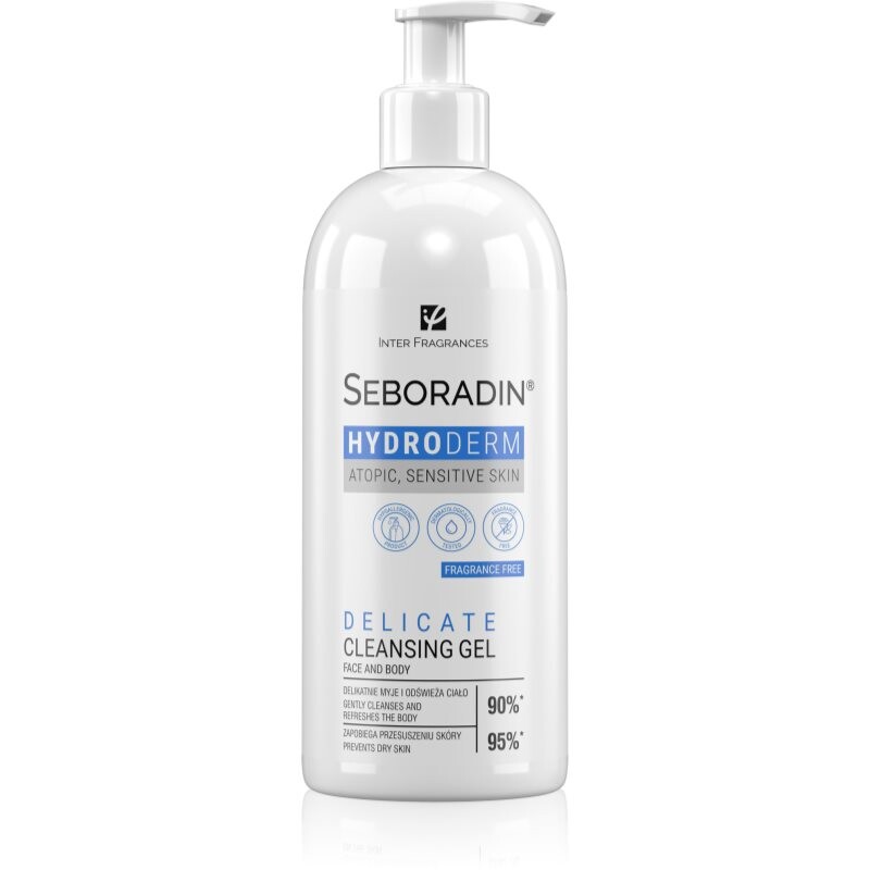 Seboradin Hydroderm gentle cleansing gel for body and face for sensitive skin 400 ml