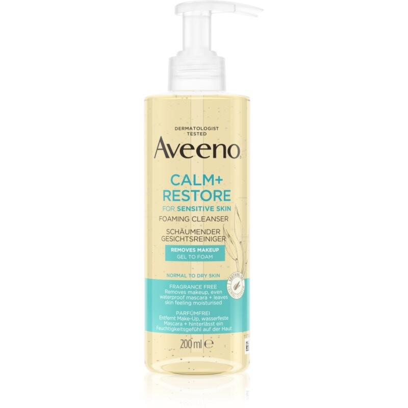 Aveeno Calm + Restore foam cleanser for the face 200 ml