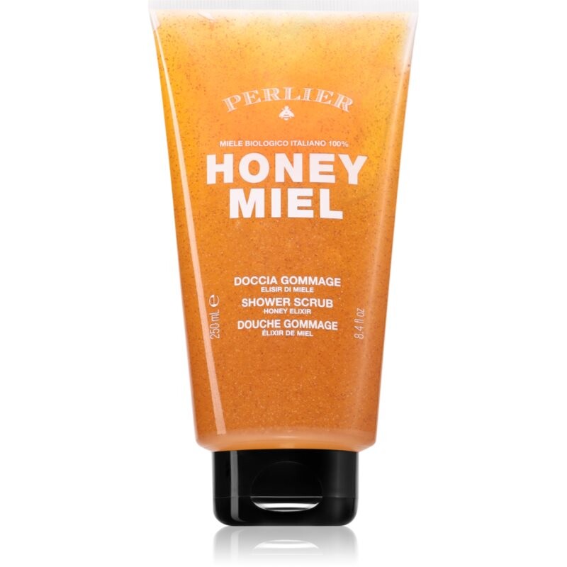 Perlier Honey Miel shower exfoliator for the body for sensitive skin 250 ml