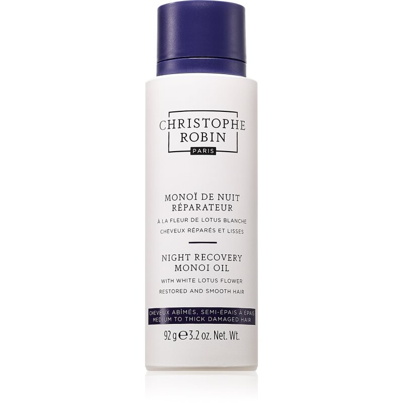 Christophe Robin Night recovery monoi oil night recovery treatment for hair 92 g