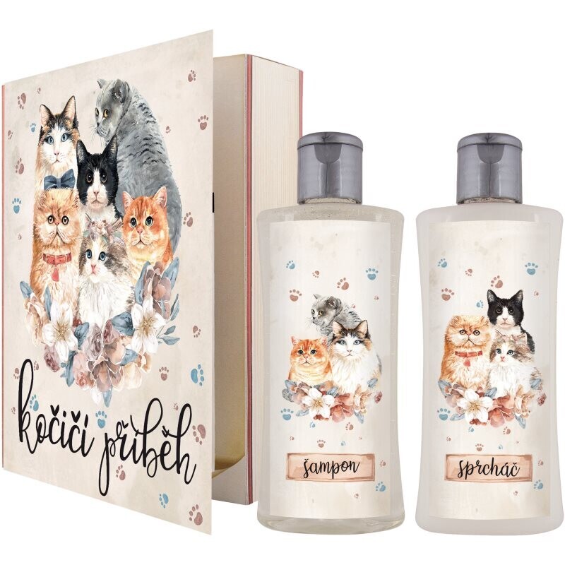 Bohemia Gifts & Cosmetics Book Cat's Tale gift set