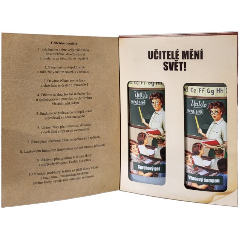 Bohemia Gifts & Cosmetics Book Teachers Change the World gift set