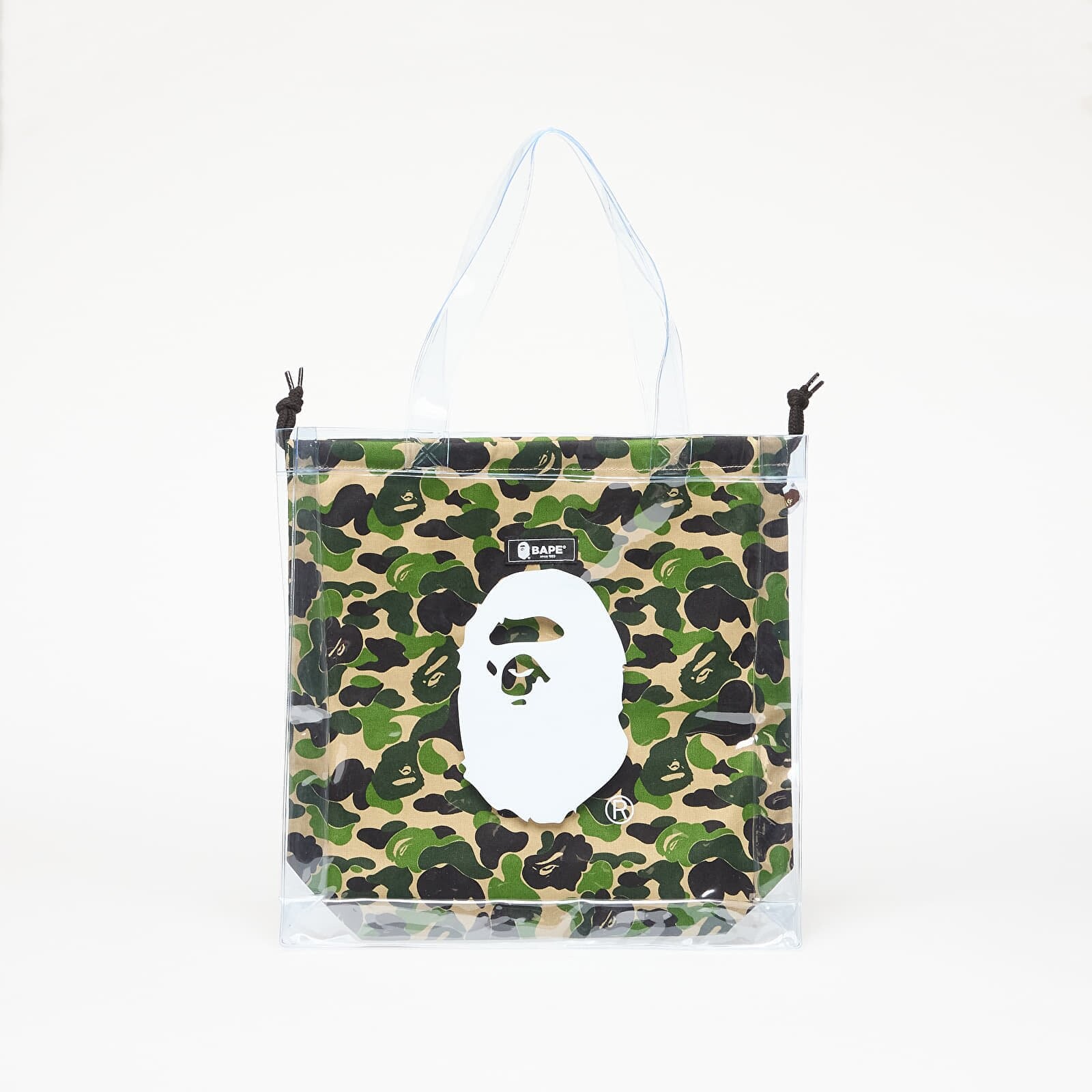 Bag A BATHING APE Abc Camo Clear Tote Bag Green Universal