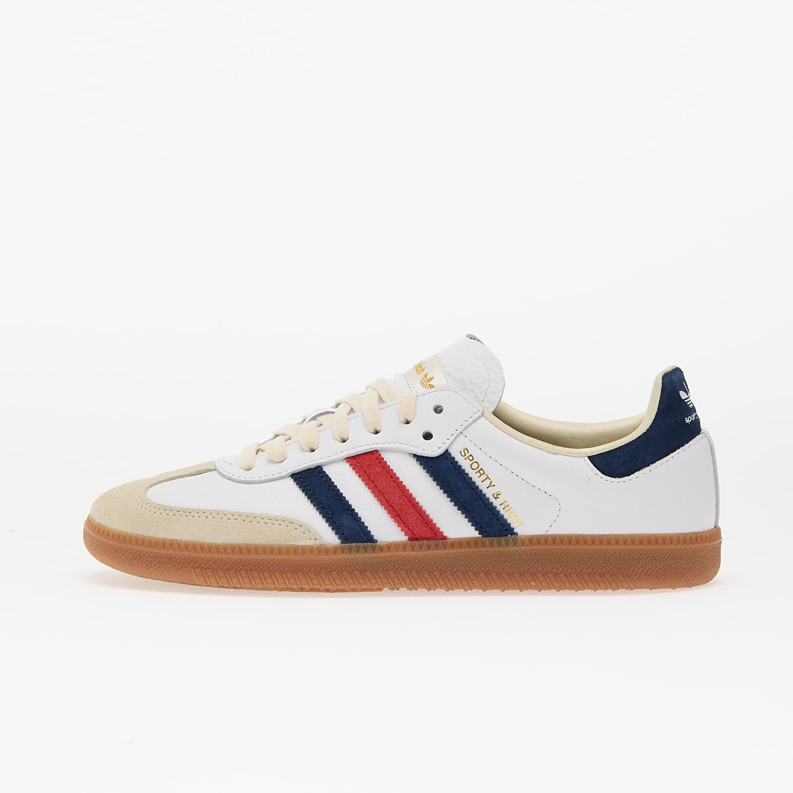 Sneakers adidas x Sporty & Rich Samba Og Ftwr White/ Night Indigo/ Collegiate Red UK 4