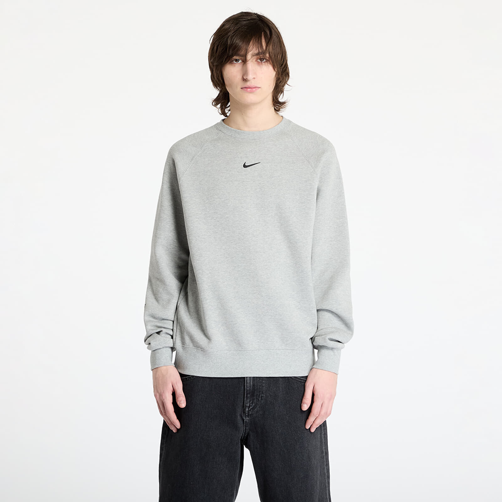 Sweatshirt Nike x NOCTA Men's Fleece CS Crew Sweatshirt Dk Grey Heather/Black L