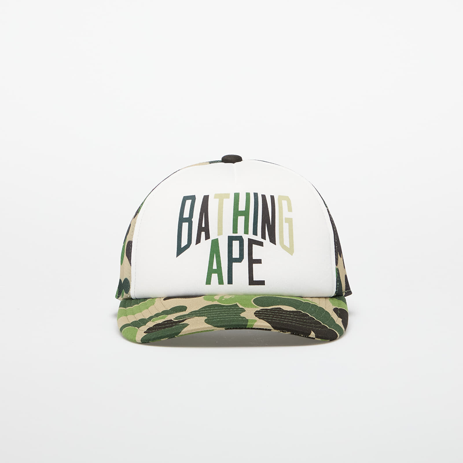 Cap A BATHING APE Abc Camo Nyc Logo Mesh Cap Green Universal