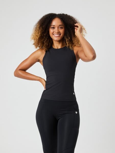 Björn Borg Ace Pocket Ribbed Tank Top Black, L