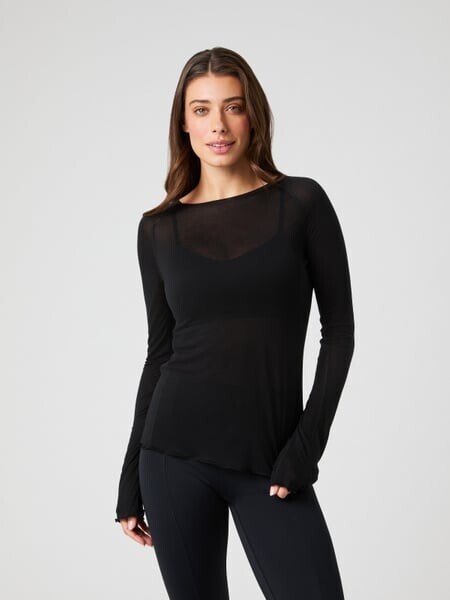 Björn Borg Studio Light Long Sleeve Top Black, L