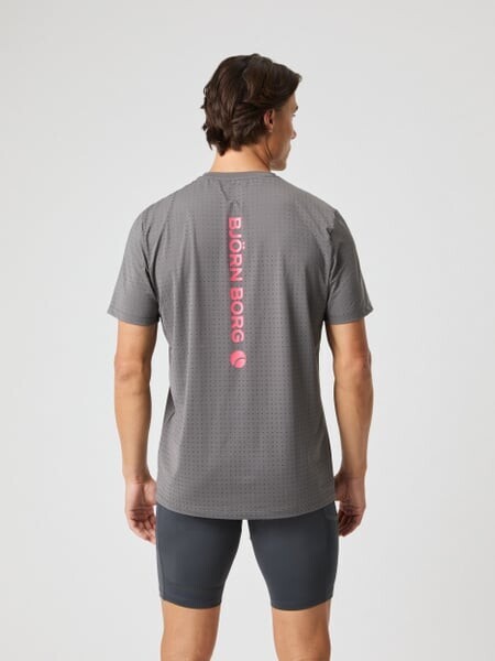 Björn Borg Borg Performance Perforated T-shirt Grey, L