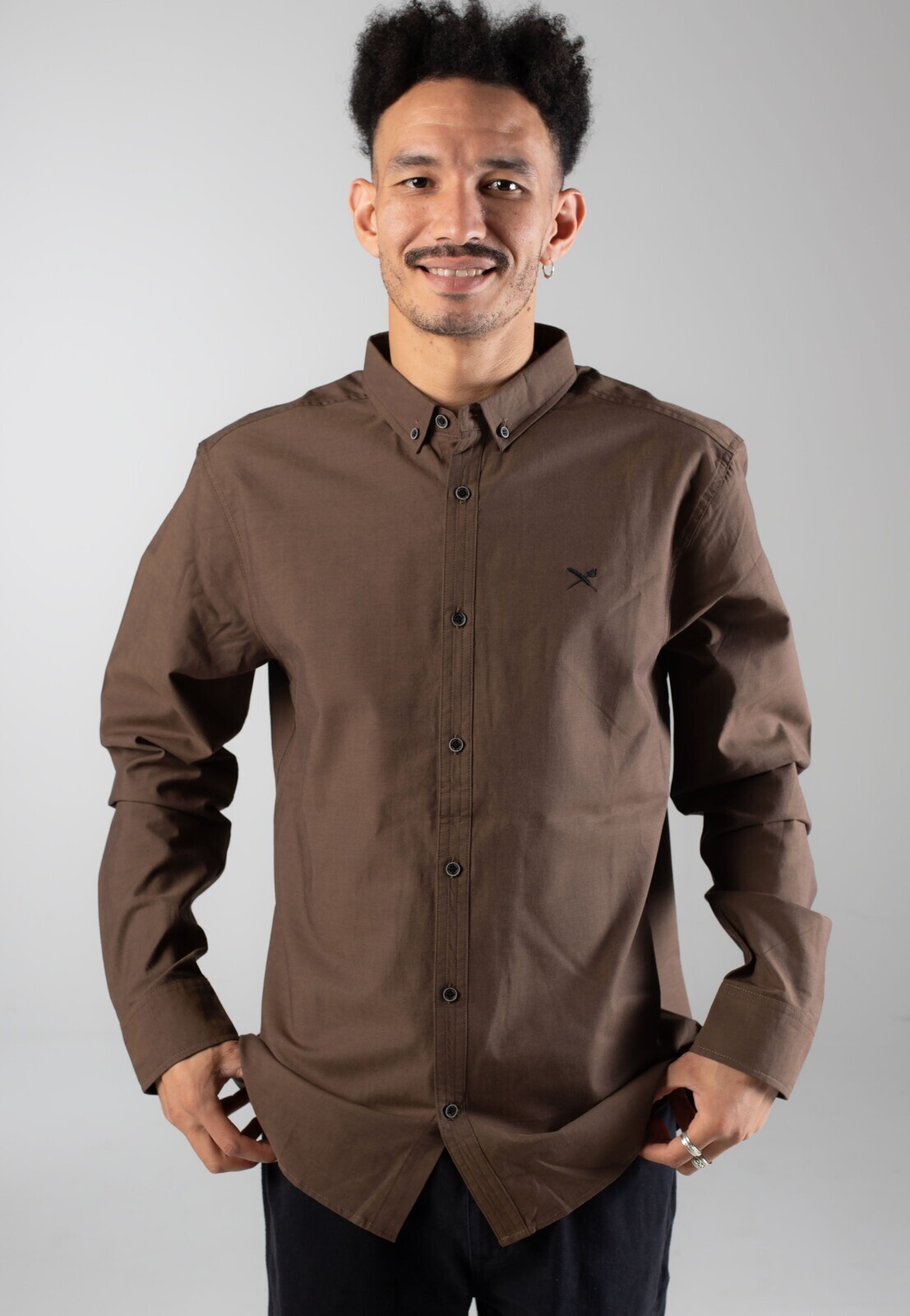 Iriedaily - Samuel LS Dark Coffee - Shirt
