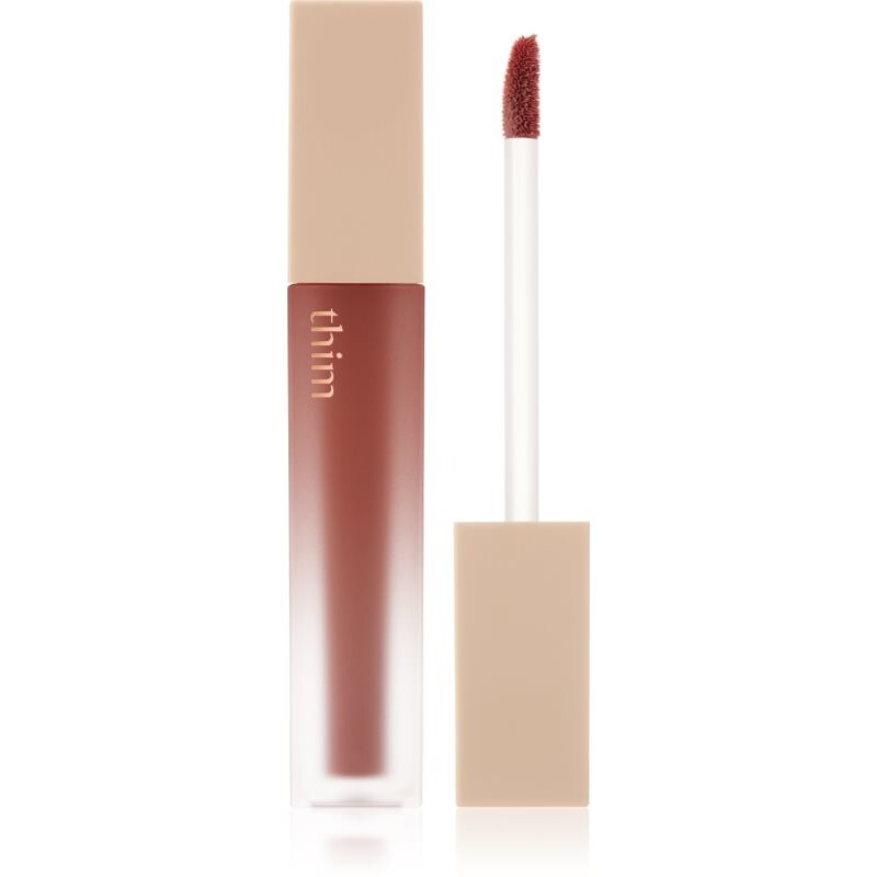 thim Sheer Matte Liquid Lip light liquid matt lipstick shade 01 Cozy Beige 4 g