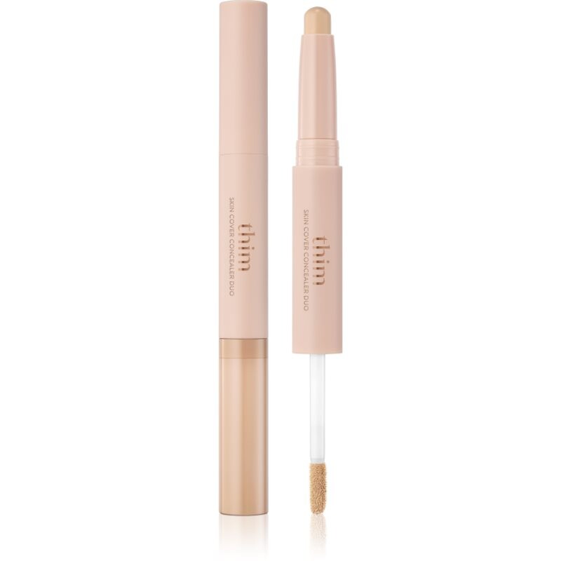thim Skin Cover Concealer Duo imperfection-reducing concealer stick double-ended shade 03 Sand 6.3 g