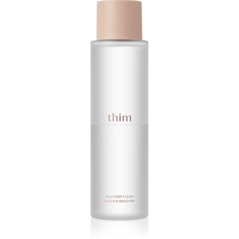 thim Mild Deep Clean Lip & Eye Remover two-phase eye and lip makeup remover with nourishing effect 100 ml
