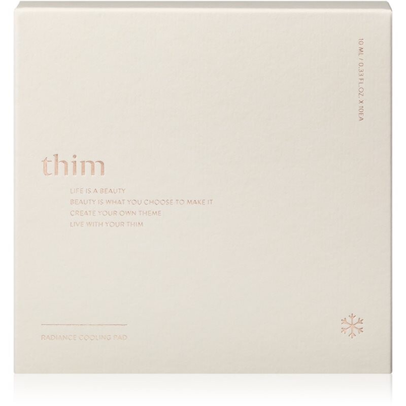 thim Radiance Cooling Pad toner pads with cooling effect 10 pc