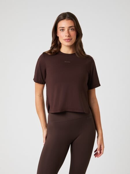 Björn Borg Borg Cropped T-shirt Brown, L