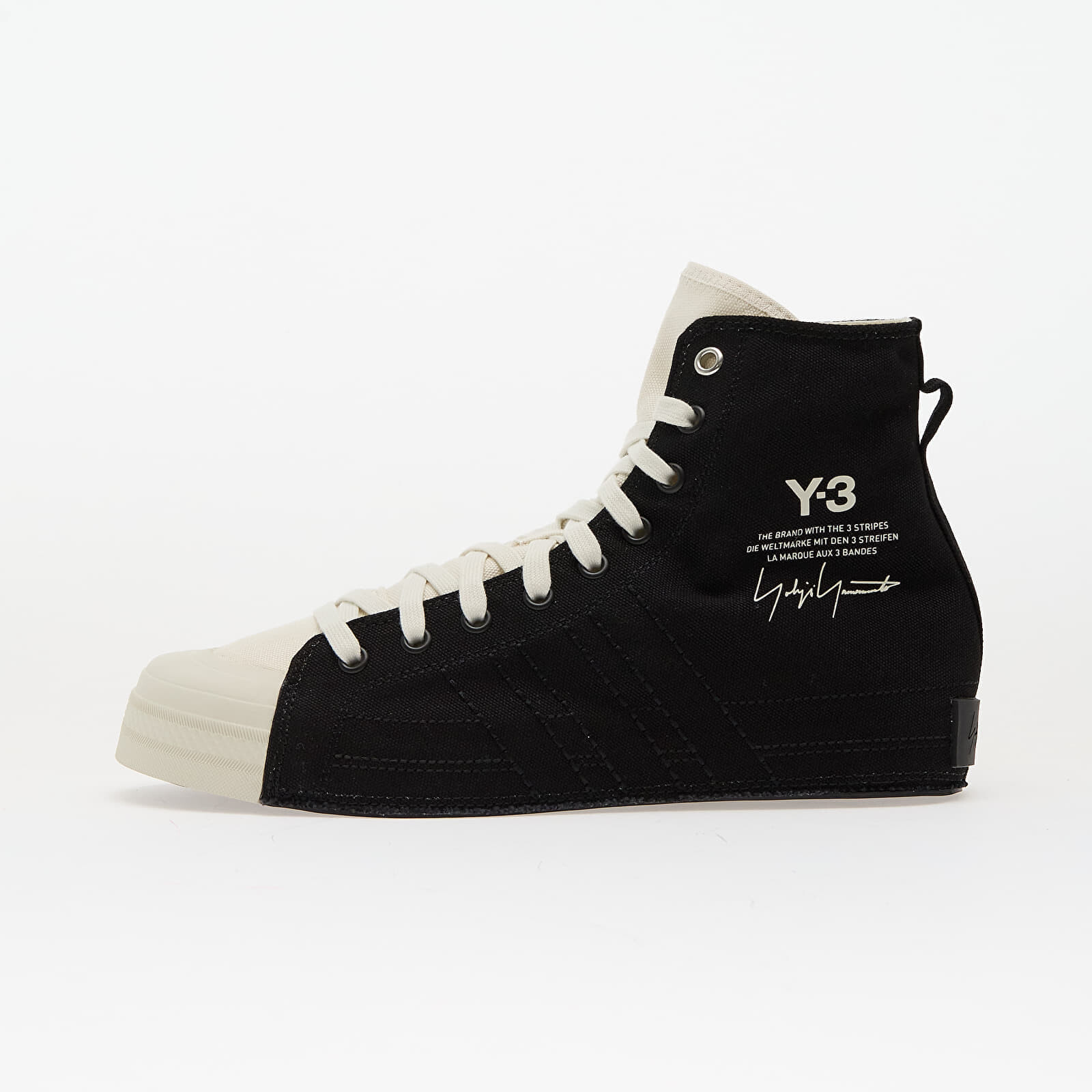 Sneakers Y-3 Nizza Hi Orbit Grey/ Orbit Grey/ Black UK 5