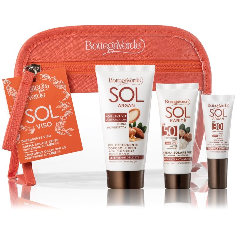 Bottega Verde Sol Karitè travel set for tanning